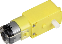 Transmissiemotor com motor01 geel, zwart
