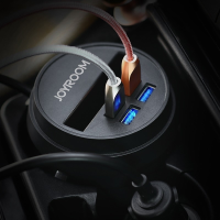 Joyroom C M402 3.1A 4 Usb Ports Card Slot Cup Car Charger For Iphone Samsung Xiaomi Huawei