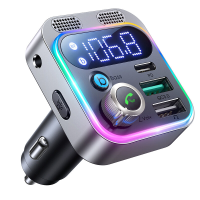 Joyroom JR CL16 48W Bluetooth Auto Draadloze FM zender Handsfree bellen LED Digitaal display Draadloze radio adapter