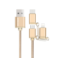 Joyroom S M321 2.4A 8 Pin Type C Micro Usb Data Cable 3.3Ft/1m For Iphone Xiaomi Samsung