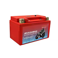 JSDSOLAR YTX7A BS 12.8V 7Ah motorfietsaccu LiFePO4 300 CCA ingebouwde BMS lithiumaccu
