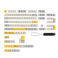 JSJT 138 Toetsen Bron Industrie BT Keycap Set MDA Profile Sublimation Heavy Industry Custom Keycaps voor mechanische toe