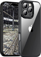 JT Berlin BackCase Pankow Hybrid Backcover Apple iPhone 16 Plus Zwart, Transparant Inductieve lading