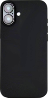 JT Berlin BackCase Pankow Soft Backcover Apple iPhone 16 Zwart Inductieve lading