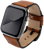 JT Berlin Watchband Charlie Horlogeband 42 mm, 44 mm, 45 mm, 49 mm M Bruin, Zwart Watch Series 1, Watch Series 2, Watch Series 3, Watch Series 4, Watch Series