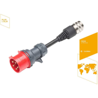 Juice Technology JUICE CONNECTOR veiligheidsadapter CEE 32 / 400 V, 3 fase adapter Voor JUICE BOOSTER 2