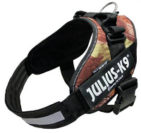 Julius K9 Power Harnas Voor Hond/tuig Voor Voor Labels Woodland Camouflage #95;_Maat 1/66 81 Cm