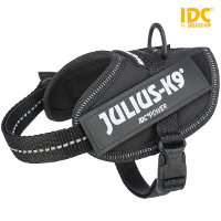 Julius K9 Idc Power Harnas Voor Hond/tuig Voor Voor Labels Zwart Baby 1/30 37 Cm