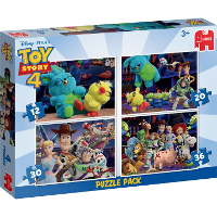 Jumbo Disney   Toy Story 4   4in1 Puzzel Pakket 12 + 20 + 30 + 36 stukjes