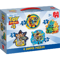 Jumbo Disney   Toy Story 4   4in1 Vormpuzzels 12 + 16 + 20 + 24 stukjes