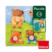 Goula   Berenfamilie noppenpuzzel