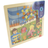 Jumbo Goula   Herfst puzzel 16 stukjes