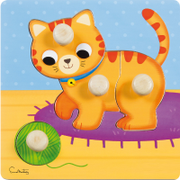 Jumbo Goula   Poes noppenpuzzel 4 stukjes