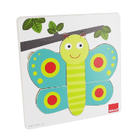 Goula   Vlinder inlegpuzzel