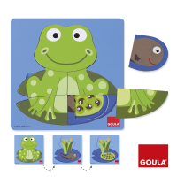 Goula   Kikker inlegpuzzel