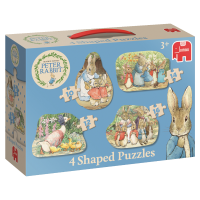 Peter Rabbit Classic 4 in 1 vormpuzzels