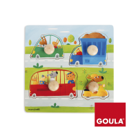 Goula   Voertuigen noppenpuzzel