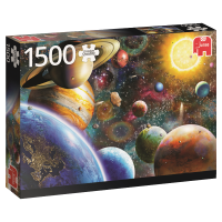 Planeten in de ruimte puzzel