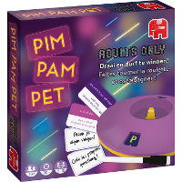 Jumbo Pim Pam Pet   Adults Only Partyspel Nederlands, Frans, 2   10 spelers, 30 minuten, Vanaf 18 jaar