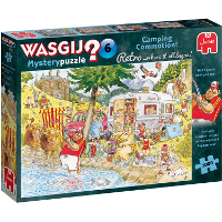 Jumbo Wasgij? Retro Mystery 6   Onrust op de Camping! 1000 Stukjes