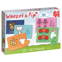 Woezel & Pip   ABC +123 puzzel