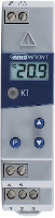 Jumo eTRON T Temperatuurregelaar KTY  200 tot +600 Â°C Relais 10 A (l x b x h) 90 x 22.5 X 61.6 Mm