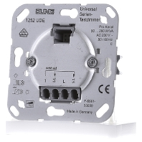 Dimmer Jung 1252ude Inzetstuk Ls 990, As 500, Cd 500, Ls Design, Ls Plus, Fd Design, A 500, A Plus, A Creation, Cd Plus, Sl 500