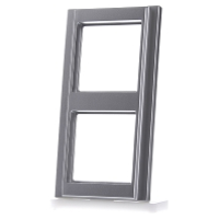 Jung A582AL 2 voudig Frame Aluminium