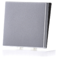 Knop Jung A590AL 1 voudig Inzetstuk Aluminium