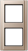 Jung A582CH 2 voudig Frame Champagne