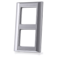 Jung AP582AL 2 voudig Frame Aluminium