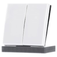 Jung AS591 5WW Knop Inzetstuk 1 voudig Alpine wit 1 stuk(s)