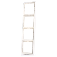 Jung CD584W Afdekking Frame 4 voudig Crème wit 1 stuk(s)
