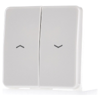 Schakel /stopcontact combinatie Jung CD595P 2 voudig Inzetstuk CrÃ¨me wit