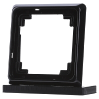 Afdekking Jung CDP581SW 1 voudig Frame Zwart