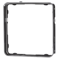 Jung CDP81ES 1 voudig Frame RVS