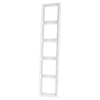 Jung LS 984 WW 4 voudig Frame LS 990 Alpine wit