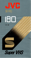JVC S VHS videoband Super VHS SE 180 (3 uur)