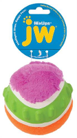 Jw Mixups Geribbelde Bal Pluche / Rubber / Tennisbal #95;_10 Cm