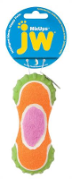 Jw Mixups Geribbelde Dumbell Pluche / Rubber / Tennisbal #95;_10 Cm