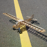 JWRC J3 Cub 1010mm Spanwijdte Balsa Houten RC Vliegtuig Trainer KIT