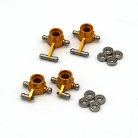 1/28 Voor Achter Stuurkop Met Lager Voor Wltoys 284131 RC Auto Onderdelen