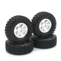 4PCS Geüpgradeerde Banden Metalen Wielvelgen 7mm Hex voor FMS 1/18 Fire Horse FJ Cruiser KATANA LC80 RC Auto Voertuig Mo