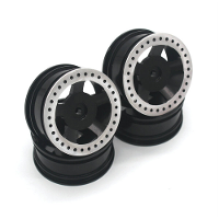 4PCS Upgraded Metalen Velgen Wielen Rubs 12mm Hex voor MN128 MN86S G500 1/12 RC Auto Voertuigen Modellen Reserveonderdel