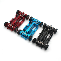 JXMJ CNC Metaal 1/28 RC Auto Frame Muggen Drift Raceauto voor Wltoys 284161 284010 284131 K969 K989 MINI Q Accessoires O