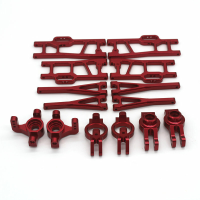 Metalen opgewaardeerde draagarm stuurkop voor Wltoys 104009 104019 RC auto onderdelen