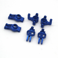 Metalen verbeterde stuurkop C stoel achterwielstoel voor Wltoys 104009 104019 RC auto onderdelen: