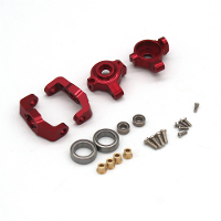 Opgewaardeerde metalen stuurkoppeling voorkant C hub voor FMS 1/18 Mogrich Fire Horse CHEYENNE ARIZONA RC auto voertuigm