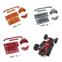 Upgraded Metal Steering Linkage Rod Seat Parts Full Set for MN128 MN86S G500 1/12 RC Car Vehicles Models Spare Accessori