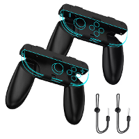 JYS JYS NS2276 Switch2 Afneembare 2 in 1 Joy Con Grip Ergonomische Dubbele Handmodus Gereedschap Vrij SL/SR Toegang Pols